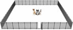 Dog Playpen Dog Fence Outdoor for Yard 47" H by Petorldog