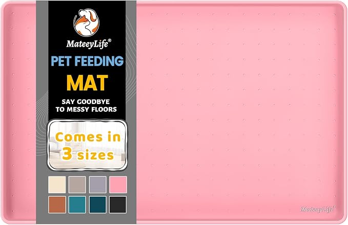 MateeyLife Silicone Cat & Dog Food Mat by MateeyLife