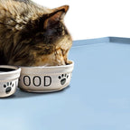 Dog Food Mat, Silicone Waterproof Food Tray, Non Slip Pet Bowl Mats Placemat - Image 6