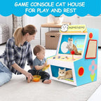 Cat House with Bed & Scratcher - Image 7