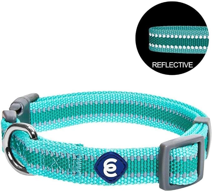 Blueberry Pet Essentials Reflective Adjustable Safety Nylon Dog Collars Medium - Image 4