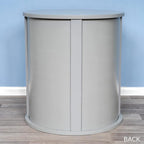 The Refined Feline Purrrrfect End Table Cat Bed Cave in Smoke Gray - Image 4