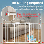 Extra Wide Baby Gate 38.5-43.5 Inch Walk Through Pressure Mounted No Drill - Image 4