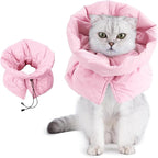 Cat Recovery Collar, Soft Adjustable Cat Cone Alternative, Lightweight by Ceenllim