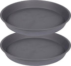 2 Pack of Bird Bath Bowl 12", 1.6" Depth, 10 12 inch Birdbath Bowls Dish Only by Bleuhome
