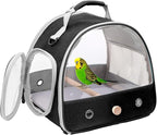 Bird Travel Carrier, Portable Small Bird Parrot Parakeet Carrier by halinfer