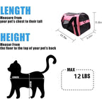 Cat Carrier, Soft-Sided Pet Travel Carrier - Image 3
