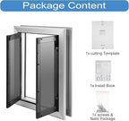 Large Dog Door, Aluminum Frame Doggy Door, Weatherproof Dogs Doors - Image 7