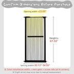 Lumizone Extra Tall Cat Gate 61.02" High Pressure Mounted Extra Wide - Image 2