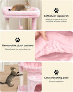 SYANDLVY Small Cat Tree for Indoor Cats, Cat Tower - Image 4