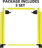 3 Pack Adjustable Height Hurdles Training Equipment, Agility Speed Jumping - Image 4