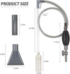 Aquarium Gravel Cleaner Siphon Vacuum, manually Operated Water Changer kit and - Image 2