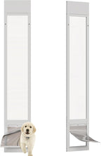 Doggie Door Insert for Sliding Glass Doors, Adjustable Height 76 1/8"-80 7/8" by barn