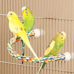 JW Pet Comfy Perch For Birds Flexible Multi-color Rope, Medium - Image 4