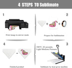 8 Packs Sublimation Blank Dog Bandana Over Collar, Pet Collar Sip-On Bandana - Image 6