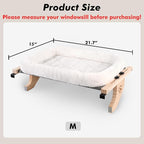 AMOSIJOY Cat Sill Window Perch Sturdy Hammock Window Seat - Image 3