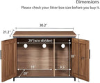 unipaws Top Opening Cat Litter Box Enclosure, Friendly to Elderly People - Image 7