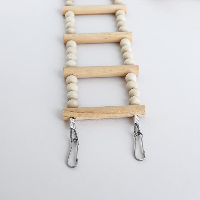 Bird Ladder Bridge, Wooden Pet Hamster Climbing & Swing Toys, Cage Accessories - Image 5