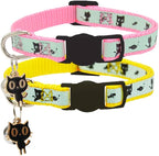 2 Pack Glow in The Dark Cat Collar by Barleygoo