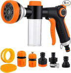 Dog Wash Hose Attachment, 8 in 1 Garden Hose Nozzle Sprayer by SAYA+KIJI