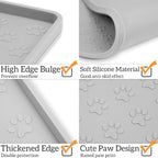 Ptlom Dog Food Mat Anti-Slip Pet Bowl Mats - Image 4