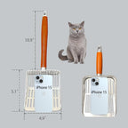 Designed for Deep Litter Boxes, Long Handle Metal Cat Litter Scoop - Image 7