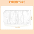 Bird Cage Cover, Circumference 40-68 inches Bird Cage Seed Catcher, Adjustable - Image 2