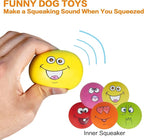 Squeaky Dog Toy Chewing Dog Toys Durable Teething Latex Rubber Soft Interactive - Image 4