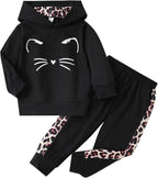 Toddler Baby Girls Clothes Long-sleeve Tie Dye Hoodie Sweatshirt Pants Hooded by Axumity