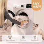 Self-Warming Cat Bed, Plush Faux Fur Pet Bed Mat - Image 8