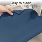 Ptlom Silicone Pet Feeding Mat for Dogs and Cats, High-Lips Pet Placemat - Image 7