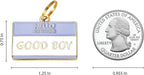 Two Tails Pet Company Personalized 'Good Boy' Pet ID Tag & Collar Charm - Image 2