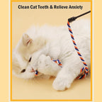 KABASI 3PCS Cat String Wand Toys, Colorful Interactive Cats Teaser Wand - Image 7