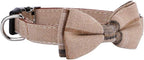 Faleela Soft &Comfy Bowtie Dog Collar, Detachable and Adjustable Bow Tie Collar - Image 3
