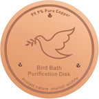 1Pack Bird Bath Copper Purification Disk | 0.6mm Reinforced 99.9% Pure Copper | by Unknown