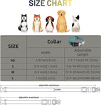 Roses&Poetry Small Dog Collar, Adjustable Personalized Durable Pet Collars - Image 7