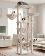 Cat Tree, Cat Tower for Large Cats by Gitelnour