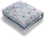 1 Pack 3 Blankets Super Soft Cute Dot Pattern Pet Blanket Flannel Throw - Image 6