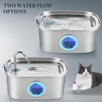 Cat Water Fountain Stainless Steel, 0.8gal/108oz Pet Water Fountain - Image 3