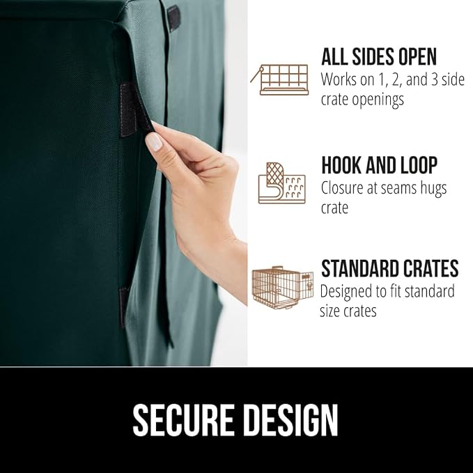 GORILLA GRIP Dog Crate Covers Compatible - Image 5