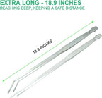 2pcs 18.9 inch Aquarium Tweezers - Image 3