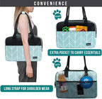 PetAmi Dog Purse Carrier for Small Dogs, Airline Approved Soft Sided Pet Carrier - Image 6