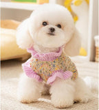 Purple Small Dog Sweater, Knitted Cat Sweater, Holiday Puppy Clothes - Image 6