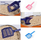 Plastic Cat Litter Scoop Long Handle Cat Litter Scoop Pet Sand Cleaning Scoop - Image 4