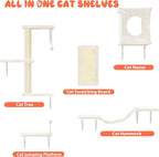 Wall Mounted Cat Furniture, Scratching Post, Indoor Safe & Stable Furniture - Image 4