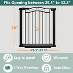 Fairy Baby 29.53"-32.28" Wide Baby Gate - Image 2