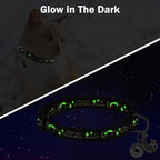Cat Collar with Bells Breakaway, 3 Pack Moon and Star Cat Collar Reflective - Image 3