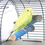 Hamiledyi 4 PCS Parrot Perch Stand Toy 7.9x0.8inch Bird Cage Perch Natural Paw - Image 4
