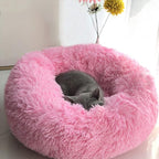 BODISEINT Modern Soft Plush Round Pet Bed - Image 3