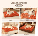 Self-Warming Dog Bed, Plush Faux Fur Mat - Image 8